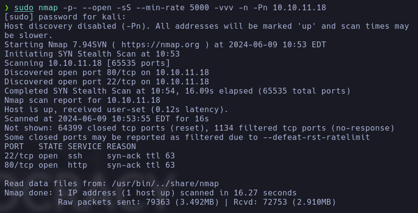nmap